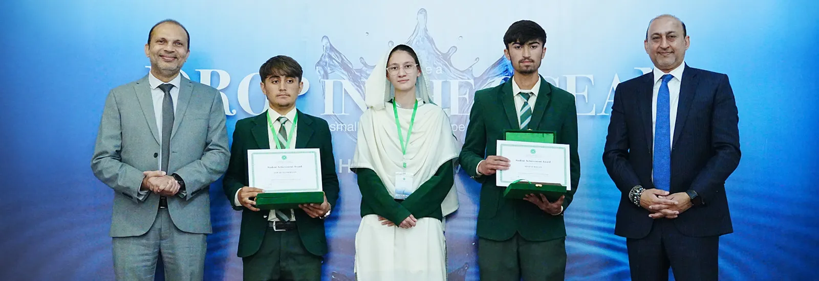 AKU-EB Celebrates High Achievers 2025 in Chitral under the theme “You are a Drop in the Ocean”